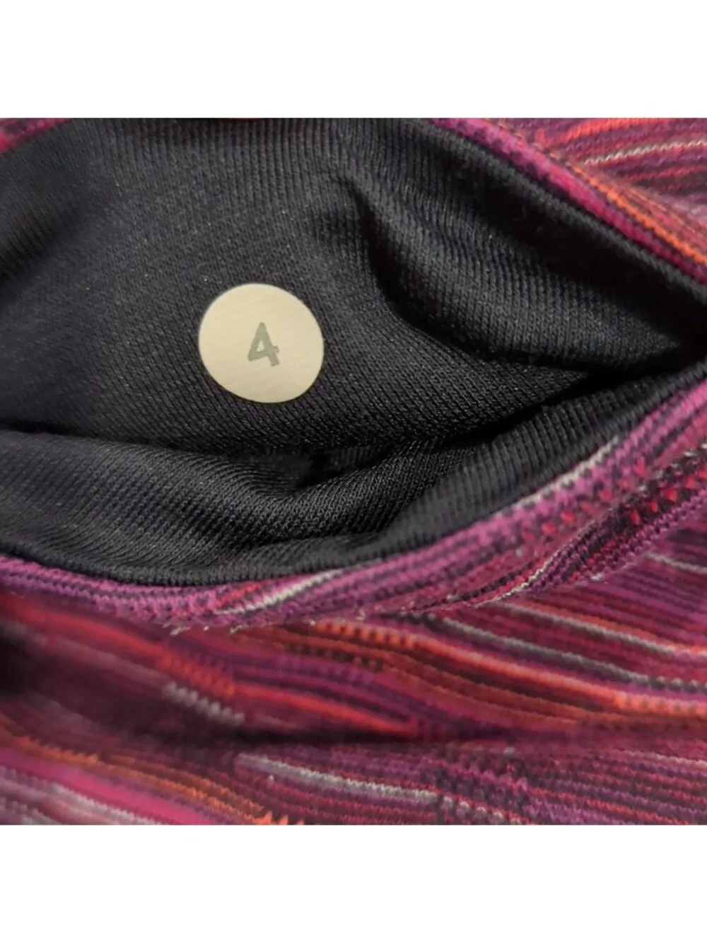 Lululemon Wunder Under Pant III Space Dye Twist Regal Plum Alarming